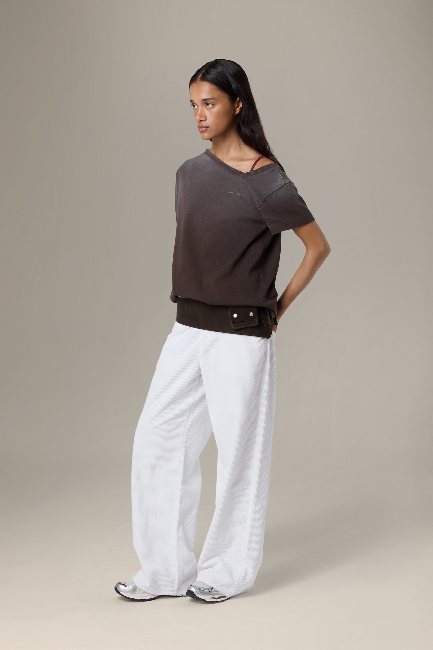 Florrie Assymetric Oversized Tee